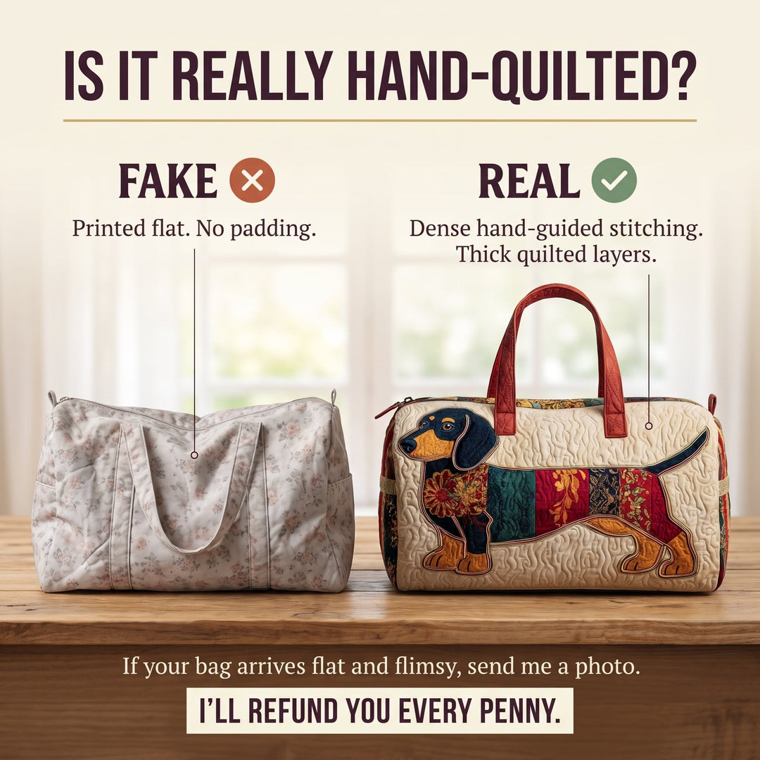 Patch Pup Quilted Duffle Bag