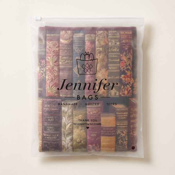 Literary Spirit Quilted Laundry Basket
