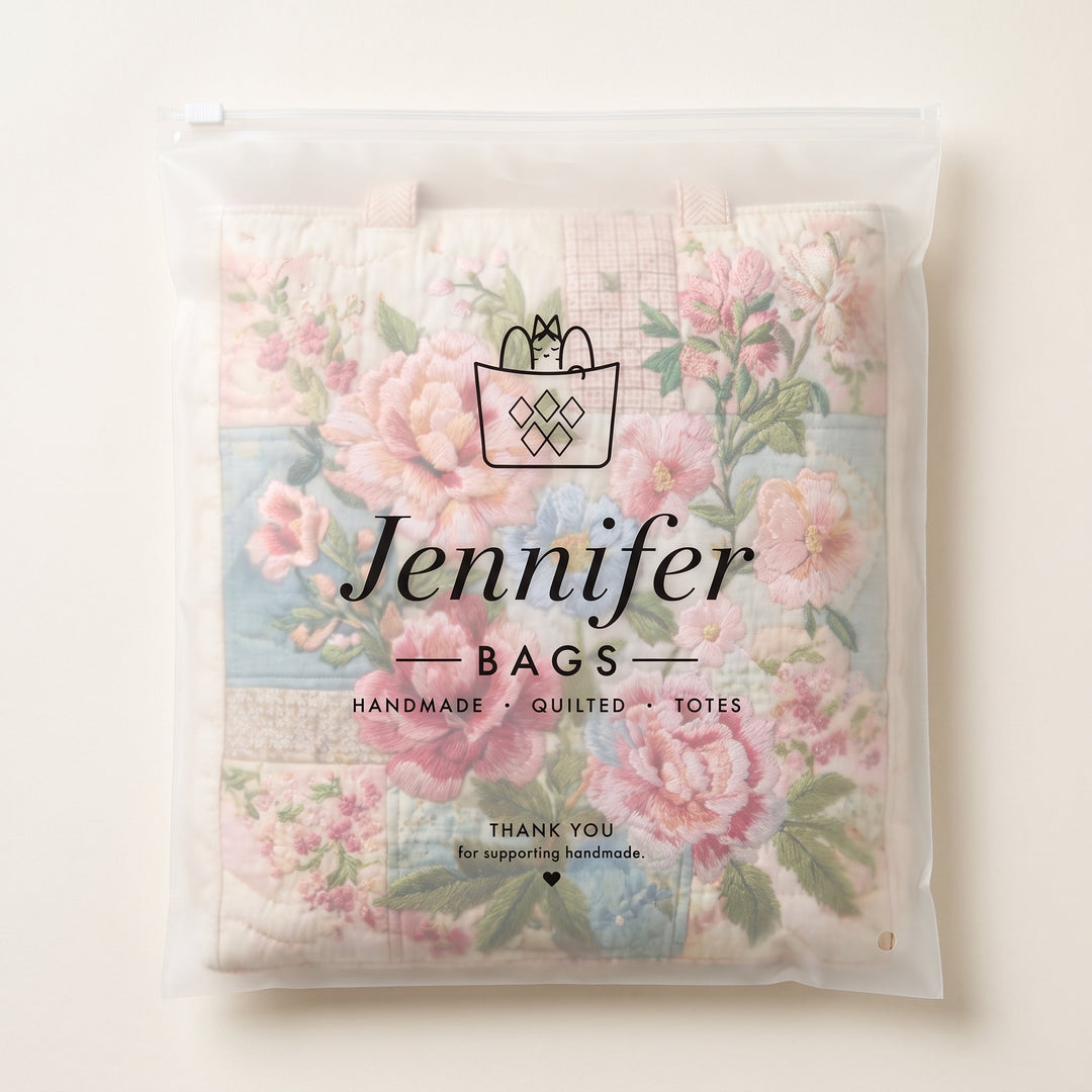 Blooming Flower Quilted Tote Bag