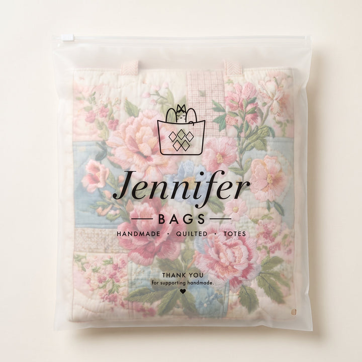 Blooming Flower Quilted Tote Bag