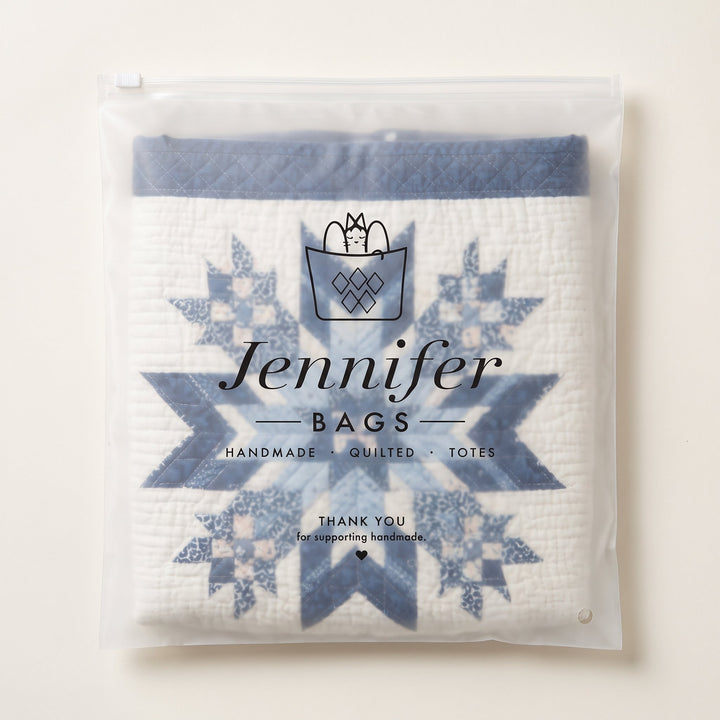 Snowflake Quilted Laundry Basket