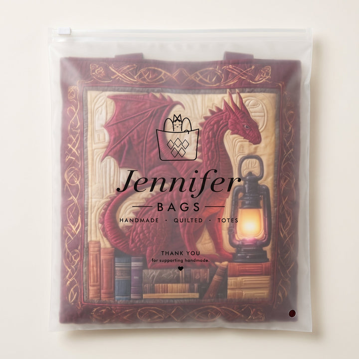 Book Guardian Quilted Tote Bag