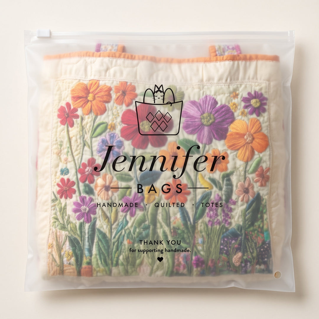 Blooming Garden Quilted Tote Bag