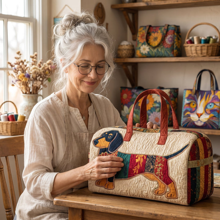 Patch Pup Quilted Duffle Bag