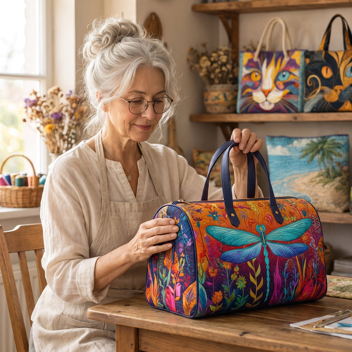 Flit and Fly Quilted Duffle Bag