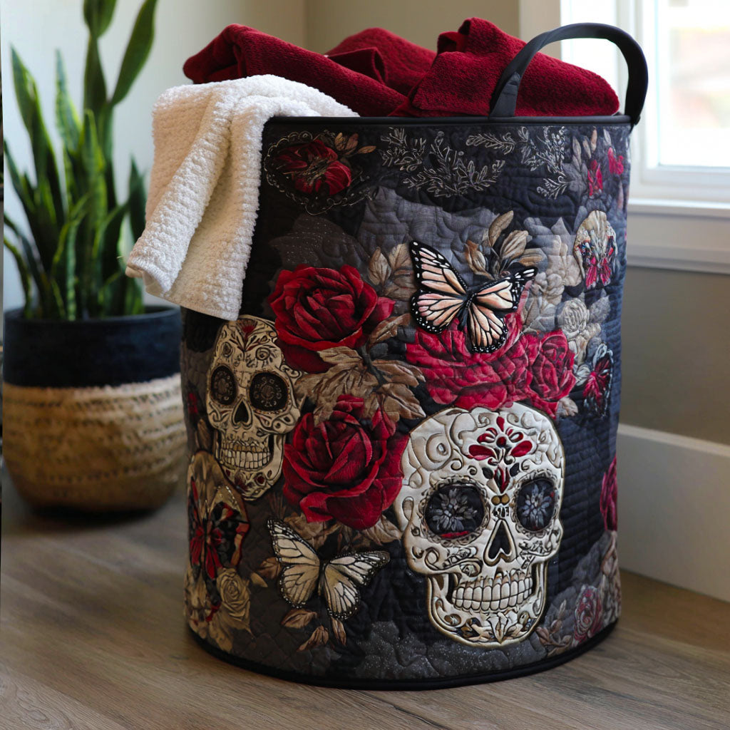 Sweet Spirit Quilted Laundry Basket